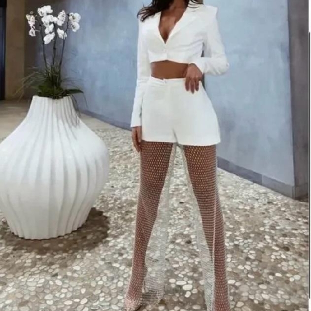 Elegant White Women's Pant